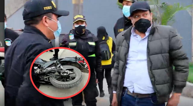 Según pudo verificar la Policía Nacional, la moto, de placa 8946 IA está registrada a nombre de José Llamoctanta Tarillo, cuyo domicilio queda en SJL.