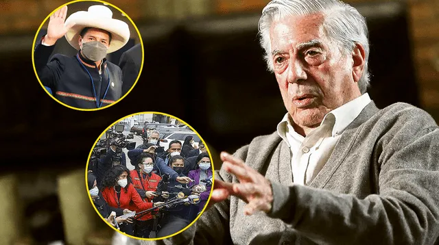 Se ratifica. Mario Vargas Llosa dice que la libertad de expresión ha sido recortada en el Perú.