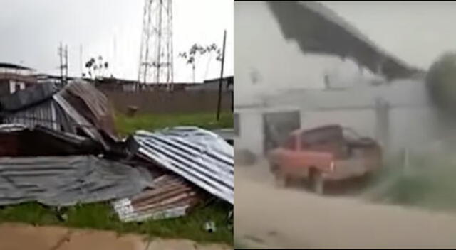 Tingo María: vientos huracanados se llevan techos de calamina [VIDEO]