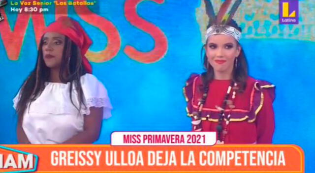 Greysi Ulloa fue la primera eliminada en el Miss Primavera 2021 de Mujeres al mando.