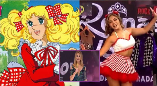 Isabel Acevedo se disfrazó de Candy en Reinas del show.