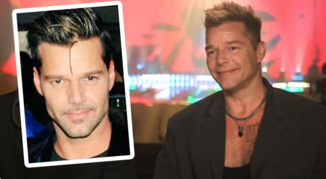 Ricky Martin aparece con un estilo diferente en conferencia de prensa.