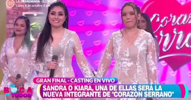 Hoy se definió cuál de las participantes entró finalmente como integrante de Corazón Serrano.