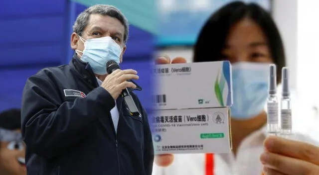 Ministro de Salud confía en los productos del laboratorio chino.