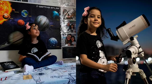 Nicole Oliveira podría convertirse en la persona más joven del mundo en descubrir oficialmente un asteroide.