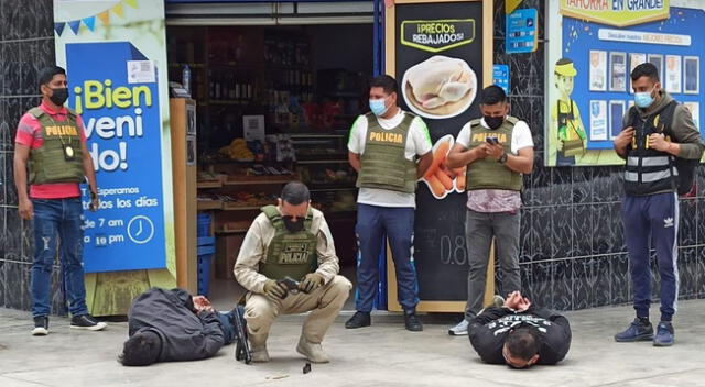 Dictan prisión para dos sujetos que intentaron asaltar un minimarket de Los Olivos