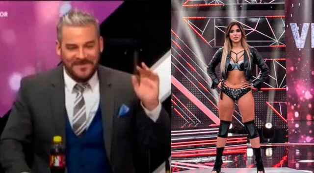 Gabriela Herrera dejó sin palabras a Adolfo Aguilar con su sexy baile.