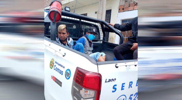 Sujetos detenidos tras robar a efectivo policial.