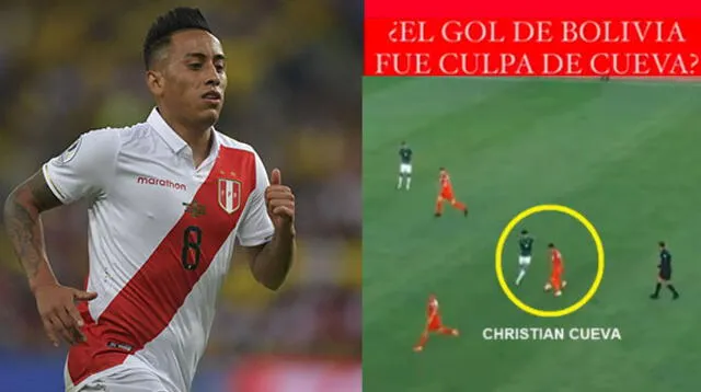 Christhian Cueva en el ojo de la tormenta tras gol de Bolivia.