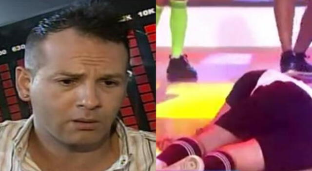 Ricky Trevitazzo participó de un torneo de globos en En boca de todos, y terminó tirado en el piso cuando su coreografía le salió mal.