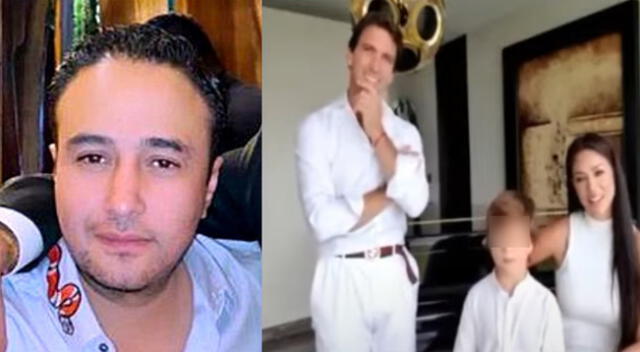 Antonio Pavón elogia a pareja de Sheyla Rojas por recibirlo en México con su hijo.