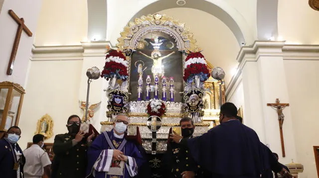 El señor de los Milagros es una de los íconos populares de la religiosidad en el Perú