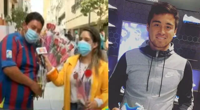 Rodrigo Cuba: Vendedor le regaló una rosa a reportera de Amor y Fuego