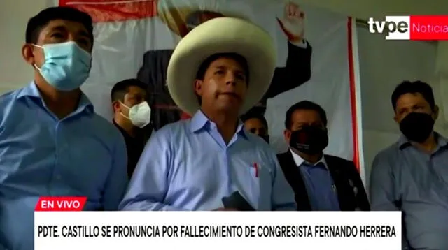 Presidente Pedro Castillo estaba en una actividad en la provincia de Bagua.