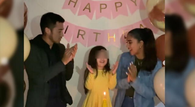 Melissa Paredes y Gato Cuba juntos tras ampay por el cumpleaños de su hija.