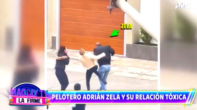 Nuevamente esta pareja arman un escándalo en la vía pública.