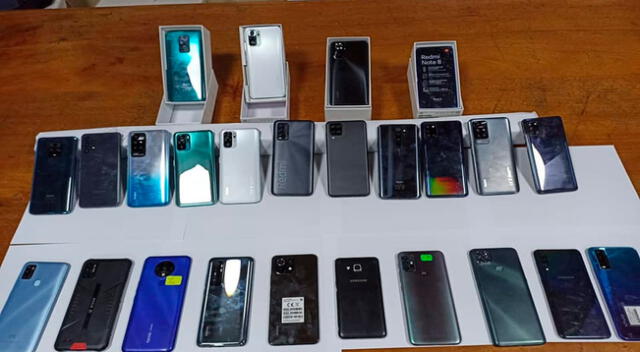 Los celulares robados que vendían por redes sociales
