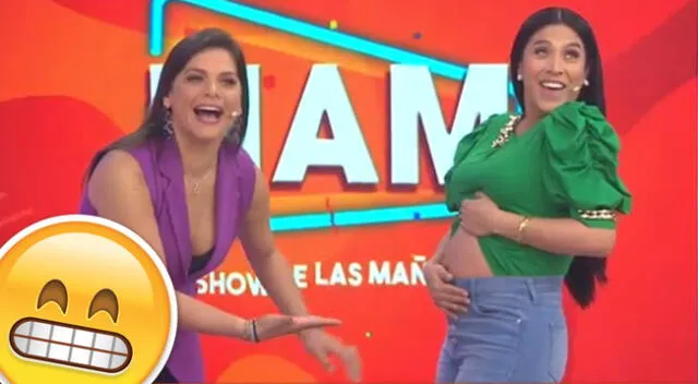 Maricarmen Marín enternece a la televisión mostrando su estado de embarazo en Mujeres al Mando.