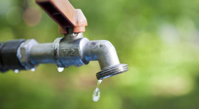 Suspenderán el servicio de agua potable en distrito de Lima Metropolitana.