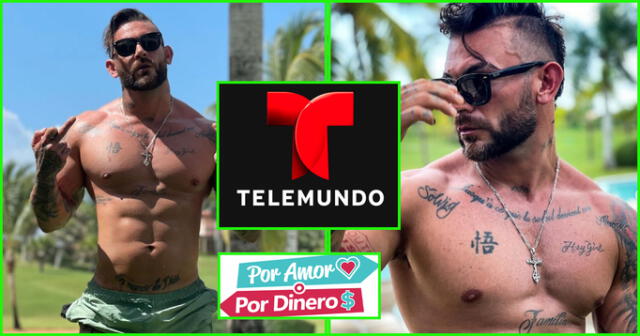 Diego Val es figura del reality de Telemundo, 'Por amor o por dinero'.