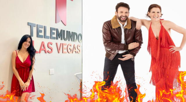 El conductor de Amor y fuego arremetió contra Rosángela Espinoza tras insinuar que estaría trabajando para Telemundo.