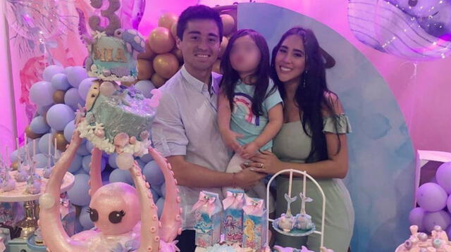 Melissa Paredes y Rodrigo Cuba se casaron en 2016 y tienen una hija. Foto: Melissa Paredes/Instagram