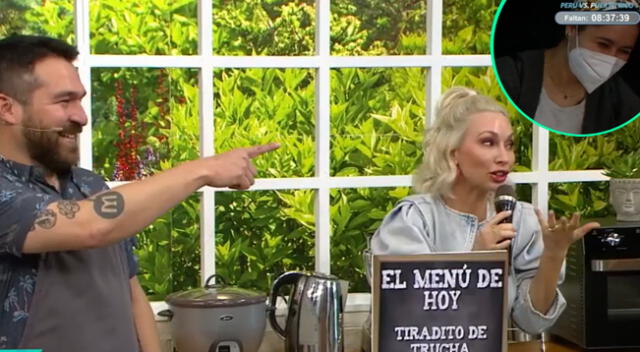 Belén Estévez llegó como invitada en América Hoy y terminó protagonizando un vergonzoso momento junto a un cocinero invitado.