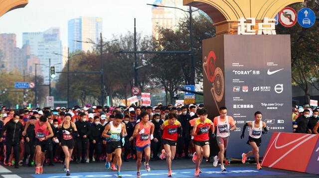 Maratón de Shanghái  quedó suspendida por rebrote de Coronavirus.