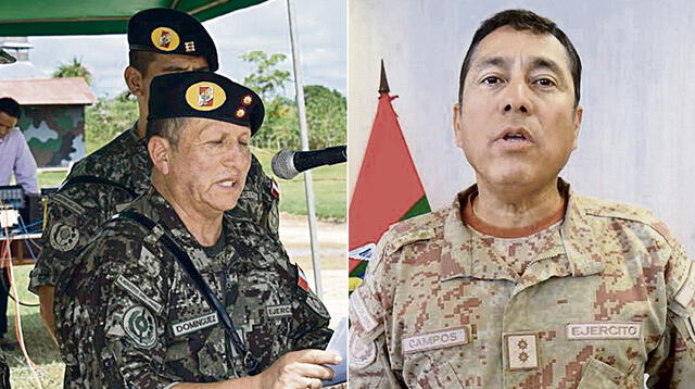 Los generales de brigada Julio Domínguez Pasco y Marco Campos Gerónimo sostienen que cuentan con evidencias de anomalías en el proceso de ascenso de grado