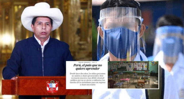 Medios internacionales han criticado la inacción del mandatario peruana ante el retorno a clases.