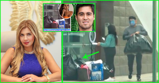 Patricia Simon arremete contra Rodrigo Cuba dejando entrever que fue él quien puso toda la ropa de Melissa en bolsas de basura.