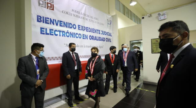 Presidenta del Poder Judicial inauguró Expediente Judicial Electrónico en materia civil en Junín