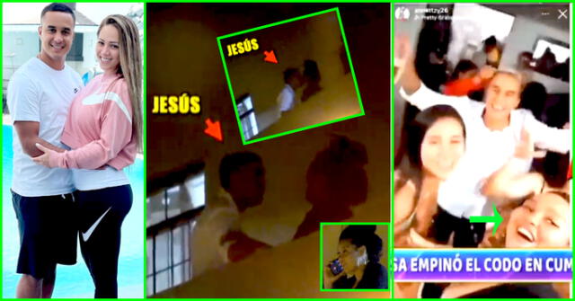 Según Magaly TV: La Firme, Jesús Barco le habría dado un 'besito' a una de sus amigas.