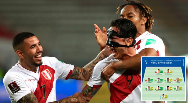 El once ideal de la Conmebol por las Eliminatorias Qatar 2022 tiene a tres peruanos.