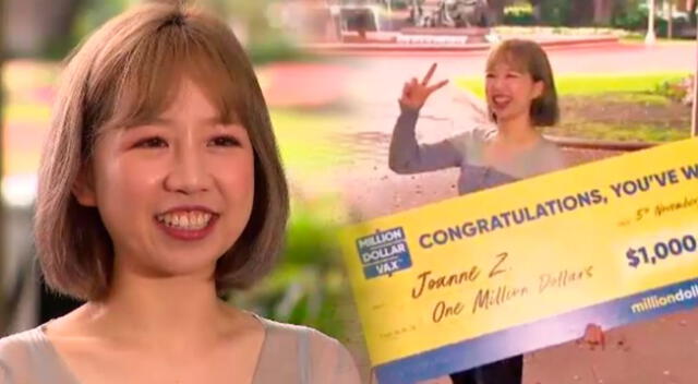 Joanne Zhu, una estudiante de 25 años, ganó un millón de dólares.