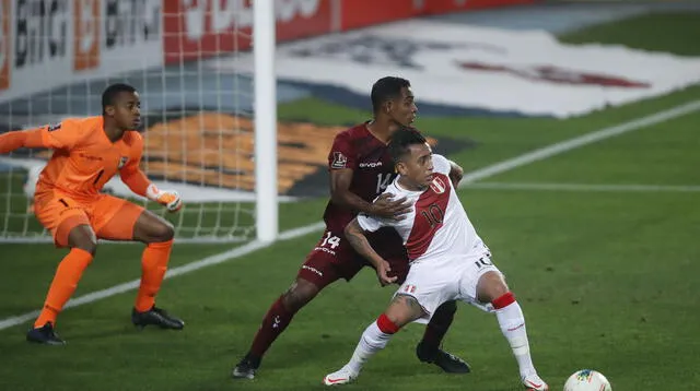 Con gol de Cueva  Perú derrotó 1-0 a Venezuela por las clasificatorias al Mundial de Qatar 2022.