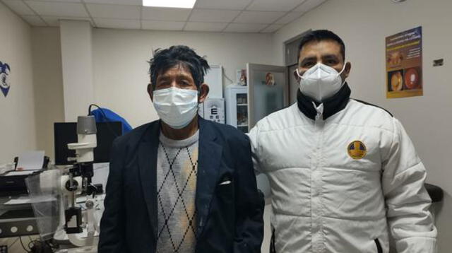Huancavelica: galeno otorga cirugía gratuita a poblador que iba a perder la vista. Foto: Difusión