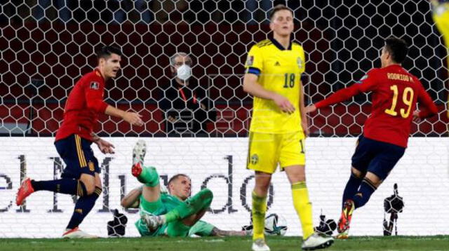 Alvaro Morata fue el autor del gol de la victoria ante Suecia y ya está en Qatar.