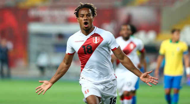 André Carrillo volvió al once de Perú frente a Venezuela.