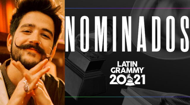 Los Latin Grammy 2021 se llevarán a cabo HOY, y Camilo es el artista que se encuentra encabezando los nominados.