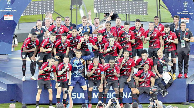 Paranaense el justo campeón de la Copa Sudamericana 2021.