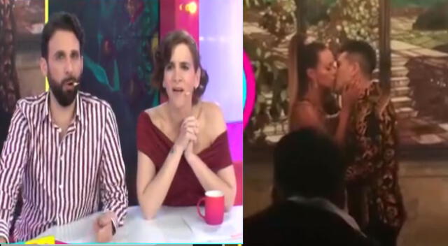 Rodrigo González y Gigi Mitre en shock tras ver beso de Angie Arizaga y Deyvis Orosco.