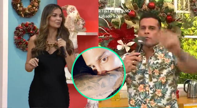 Laura Spoya dio a conocer que ella también se tatuó a una expareja, y le dijo a Christian Domínguez que sería