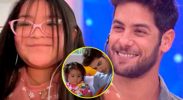 El popular 'Nicolas' de Al fondo hay sitio, Andrés Wiese, se encontró con Nelly Francesca, hija de Erick Elera.