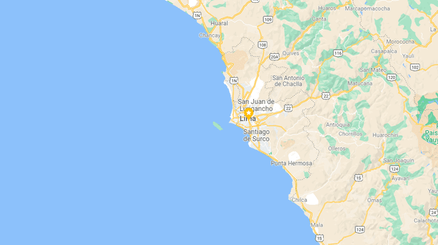 Epicentro del sismo fue al oeste del Callao. Fuerte temblor se sintió en toda la provincia de Lima