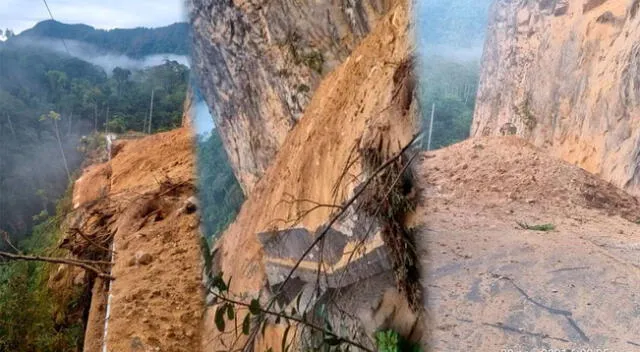 Fuerte terremoto derrumbó carretera en el Amazonas