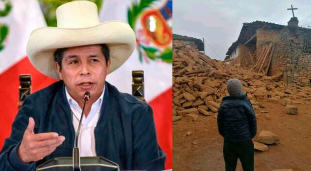 Pedro Castillo se pronunció a las 9 de la mañana tras terremoto en Amazonas, con epicentro en Loreto.
