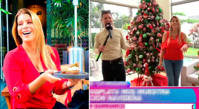 Viviana Rivasplata decoró su cada de Navidad.