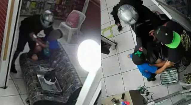 delincuentes ingresan a barbería en Chorrillos y asaltan a los niños