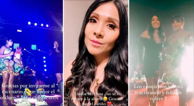 Tula Rodríguez volvió animar un show folclórico.